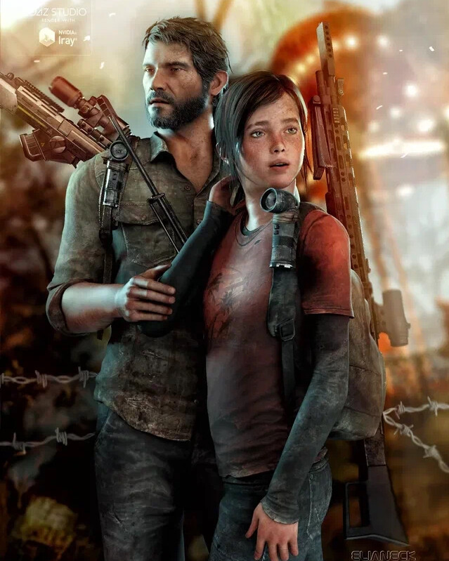 Last of us картина по номерам