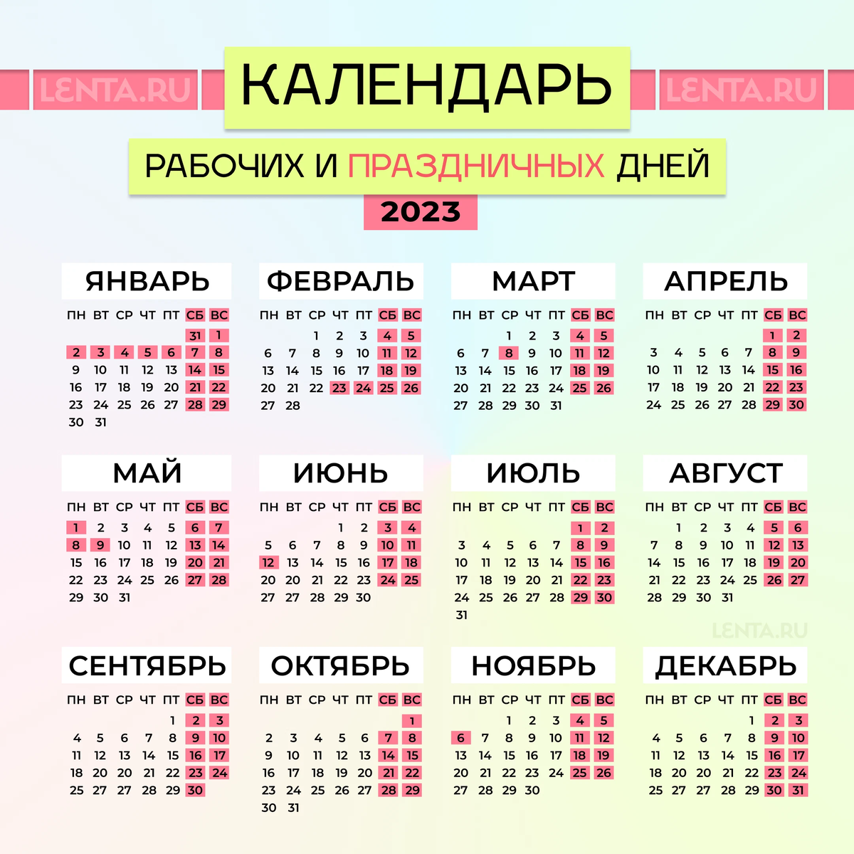 Майские праздники 2024 рф
