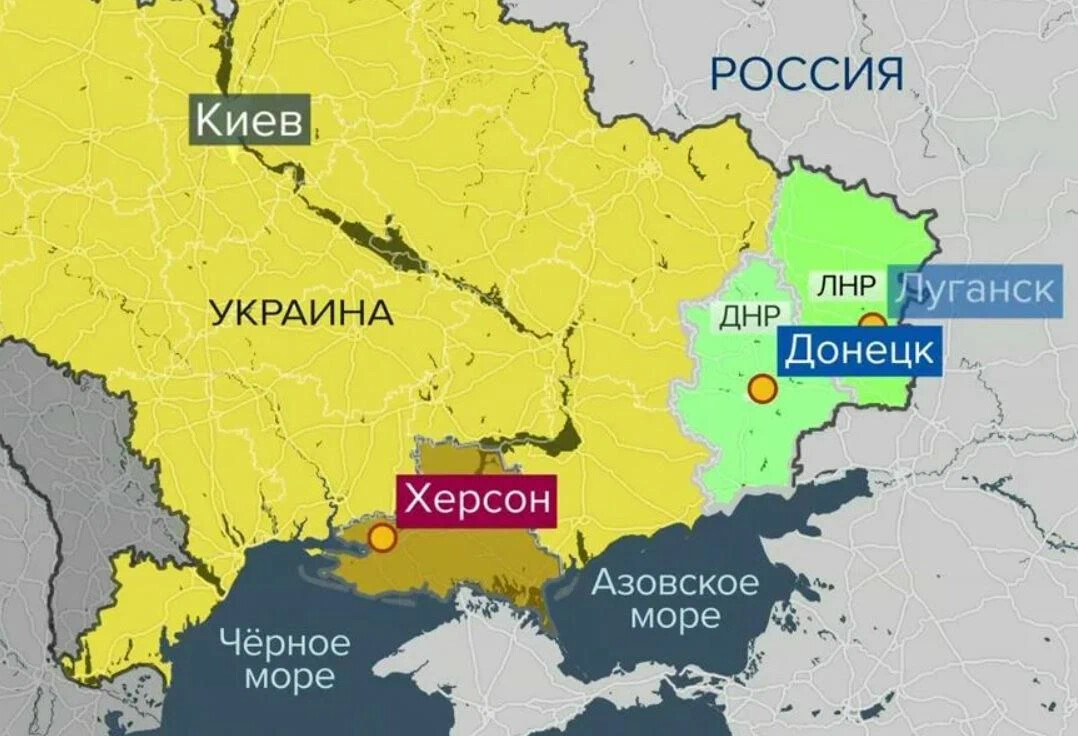 Херсон на украине карта