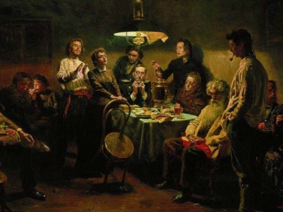 Либералы и разночинцы. Русские художники народники. Собрание народников. Народники картинки
