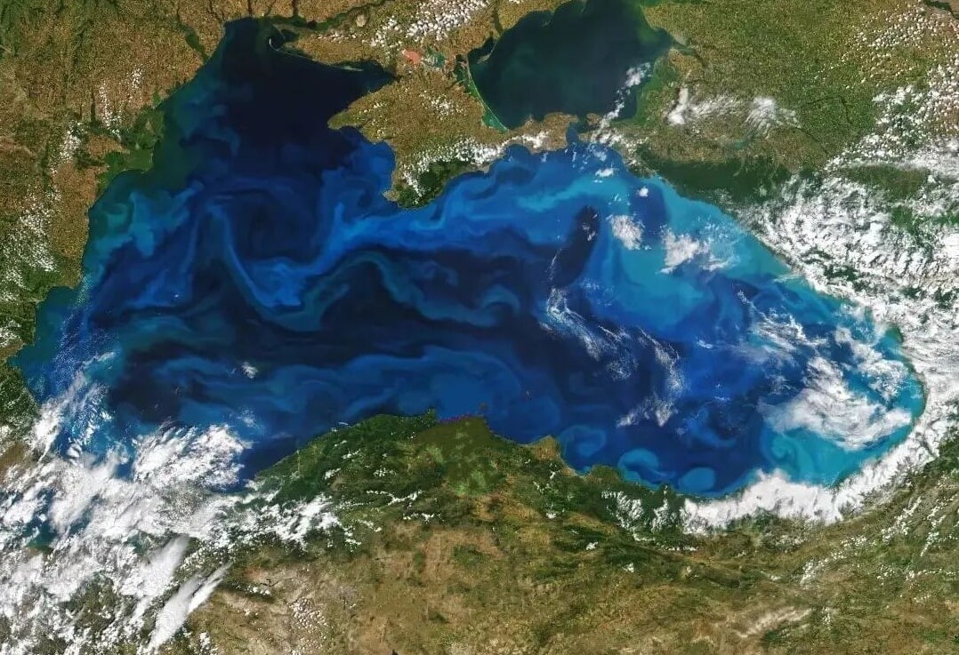 Черное море из космоса
