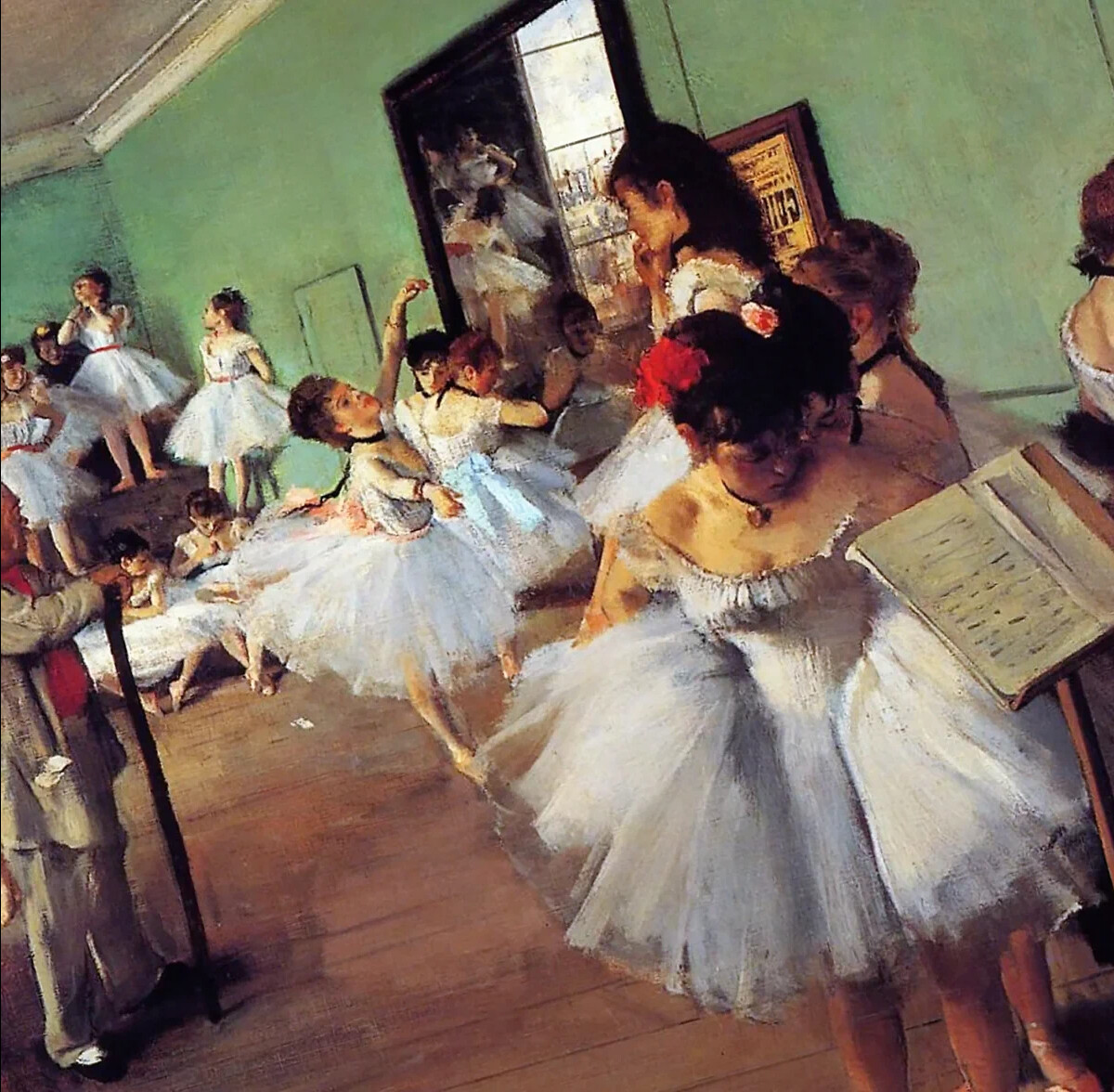 Эдгар Дега. «Танцевальный класс» (1874
