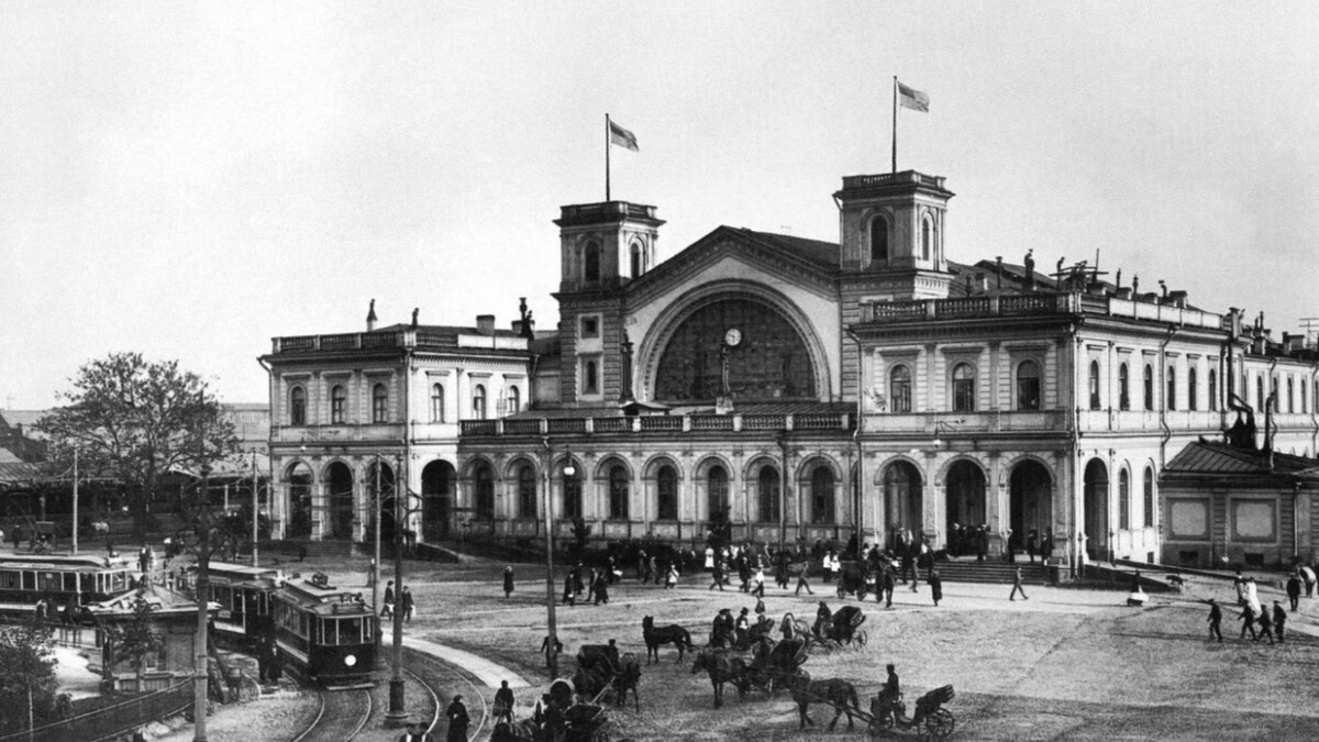 Балтийский вокзал Санкт-Петербург 19 век