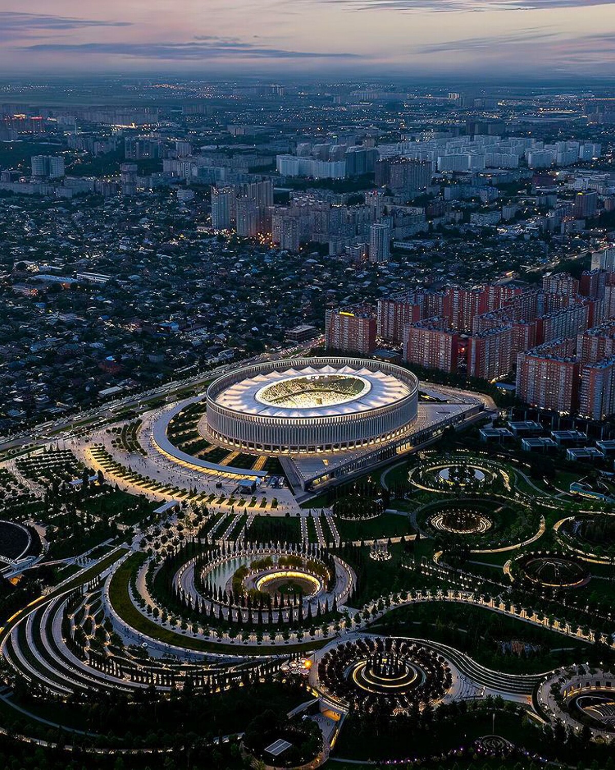 парк галицкого в краснодаре летом