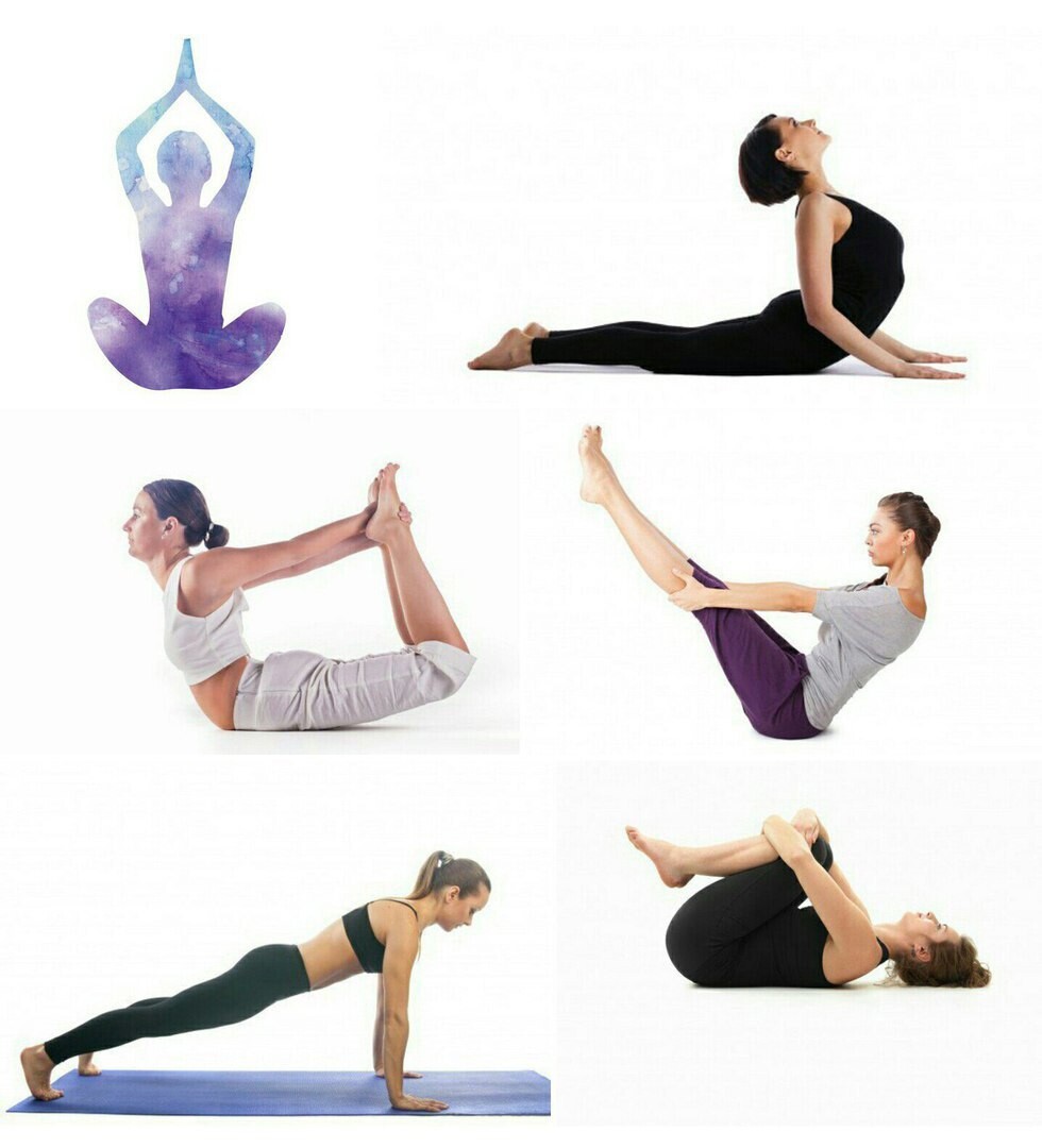 Упражнения животом йога