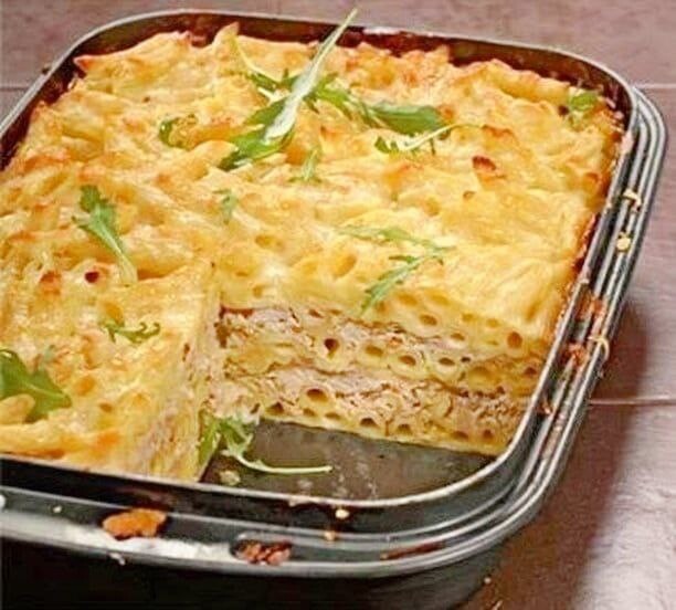 Запеканка из макарон с сыром и фаршем в духовке рецепт с фото