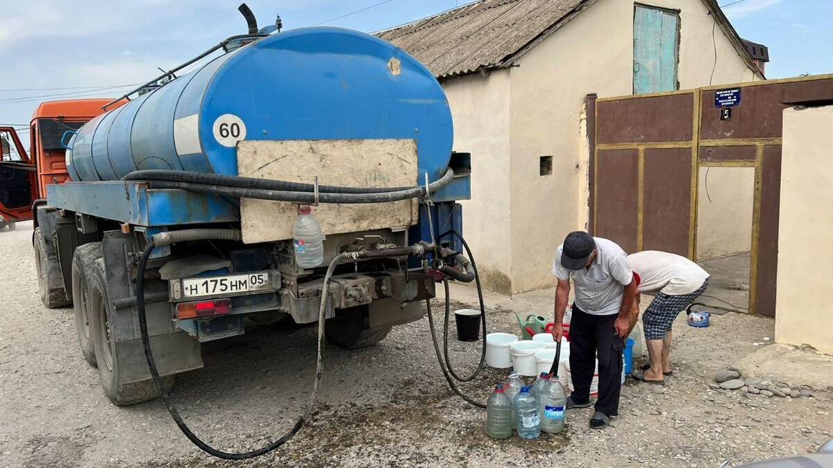 Мэрия Махачкалы: горожане получат воду к 9 вечера