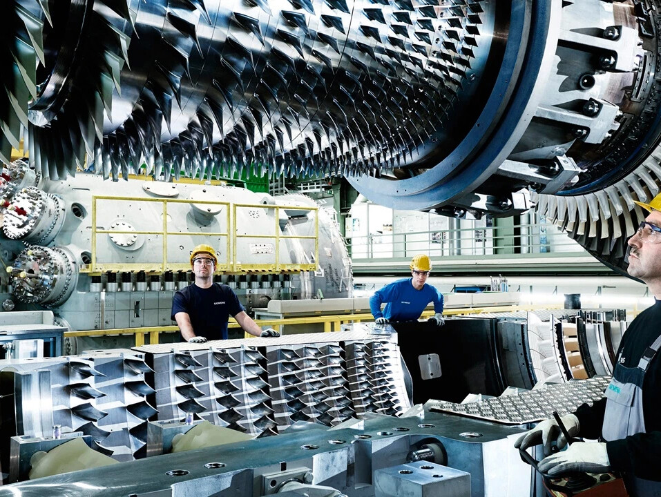 Крупные центры станкостроения машиностроения. Газовая турбина Сименс Sgt 8000. Сименс компания завод