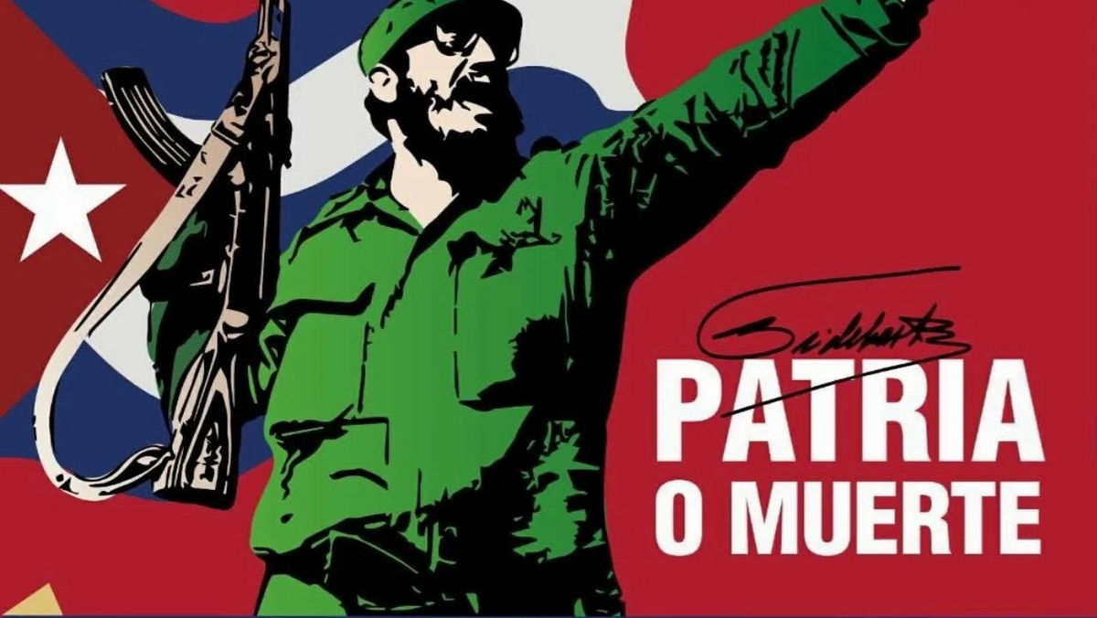 Патриа. Patria о muerte! Venceremos!.