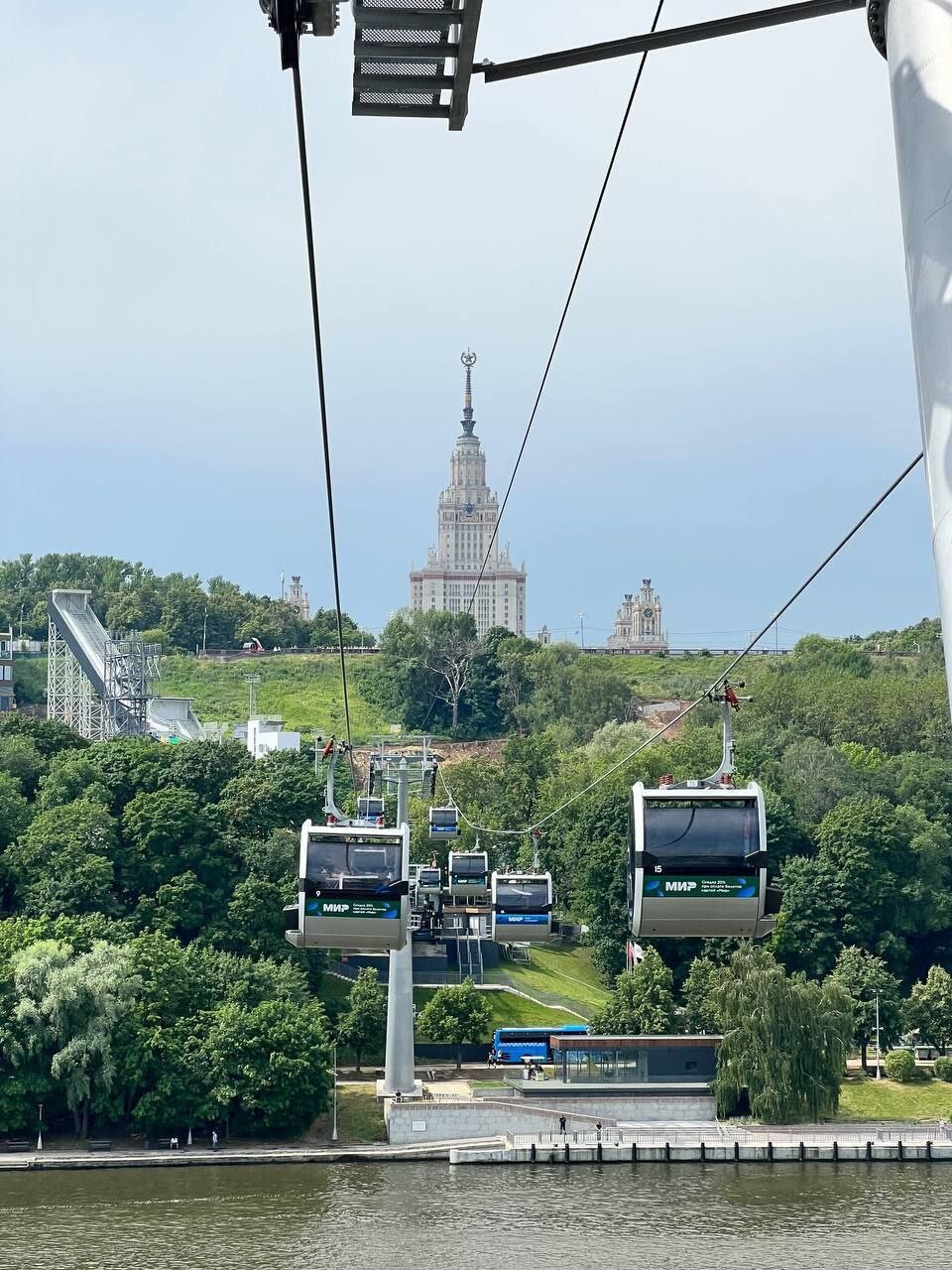 Московская канатная дорога на воробьевых фото