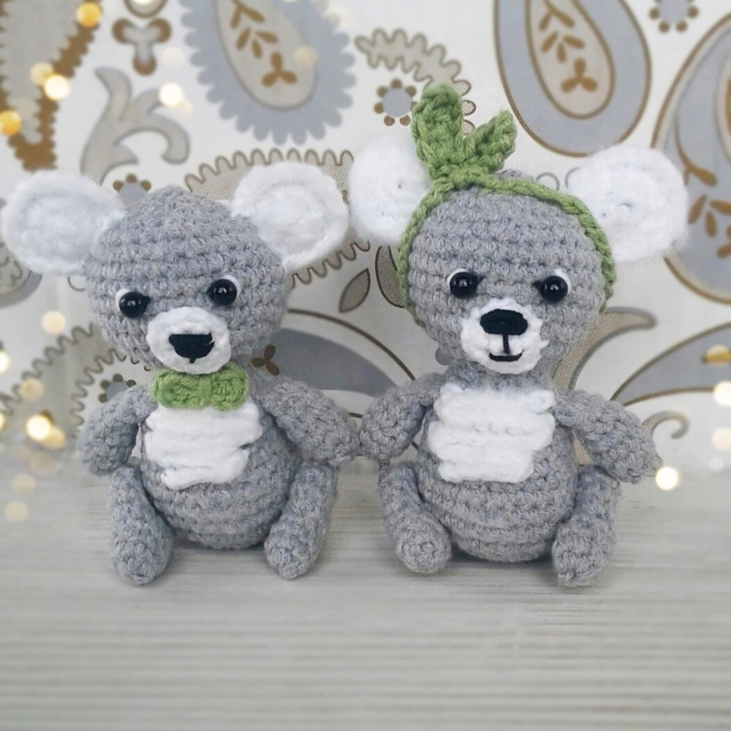 Коала из резинок