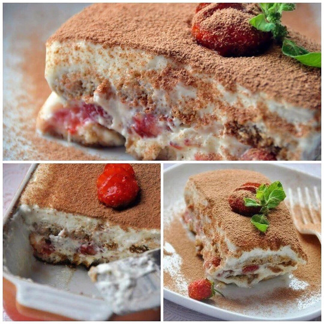 Тирамису s klubnikoy Dessert