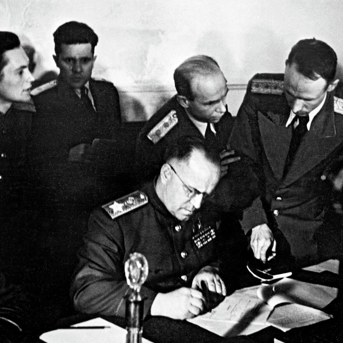 подписание капитуляции германии 1945