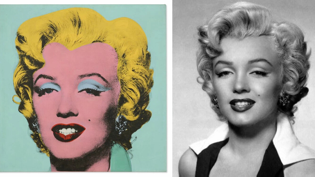 Мэрилин Монро shot Sage Blue Marilyn