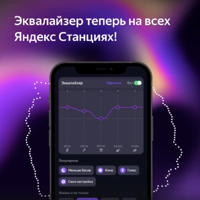 Обновить станцию мини. Яндекс станция 2 эквалайзер. Яндекс станция 2.