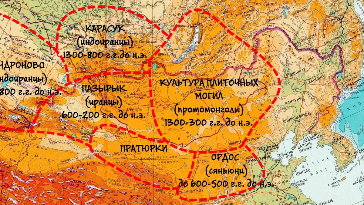 Держава гуннов карта