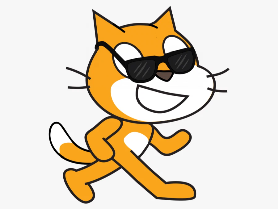 Scratch cat falls down. Скретч кот спрайты. Scratch котик. Скретч анимация. Котик спрайт.