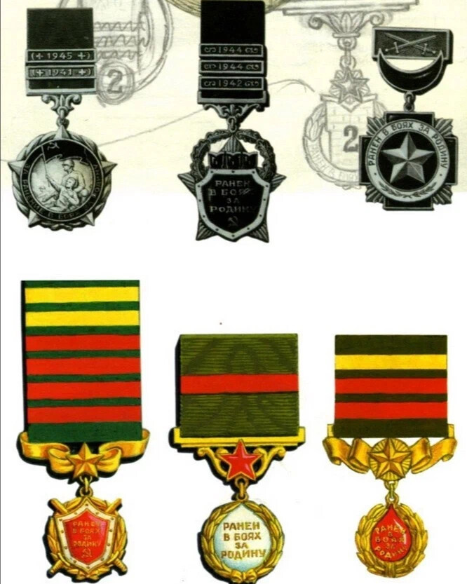 Знак ранения на форме вс рф нового образца