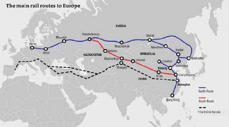 Проект железной дороги из китая в европу