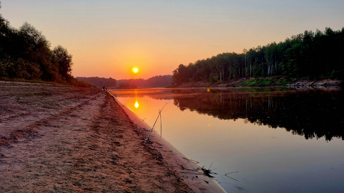 Фото река Ветлуга ночью