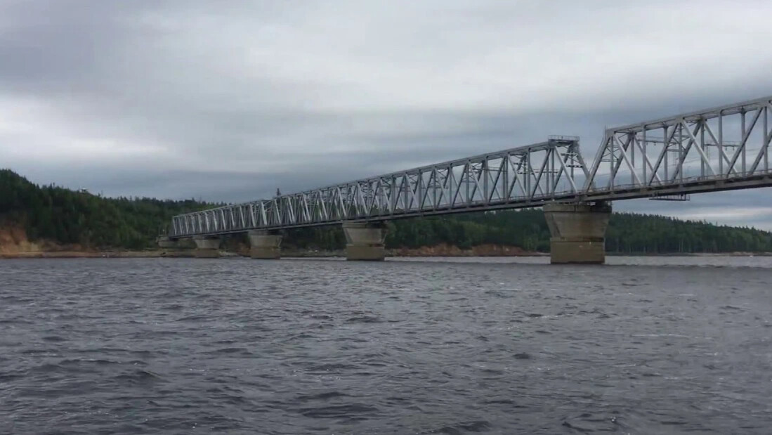 Река бурея фото с жд мостом