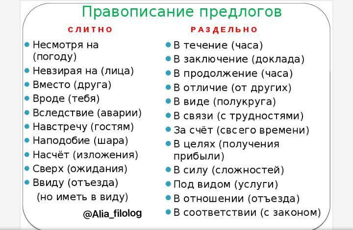 Иметь в виду примеры