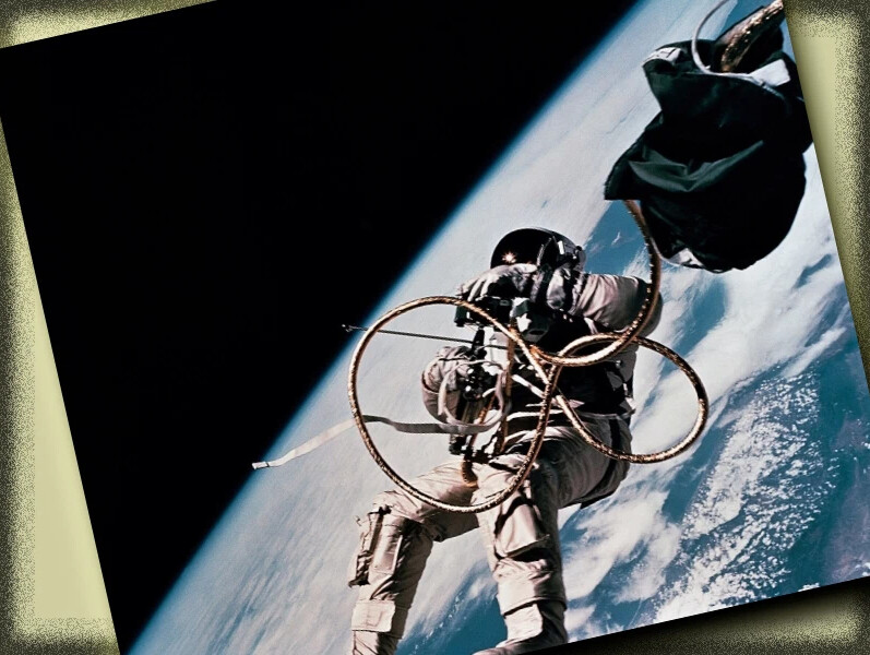 1965 год человек в открытом космосе. Космолёт Эда Уайта.