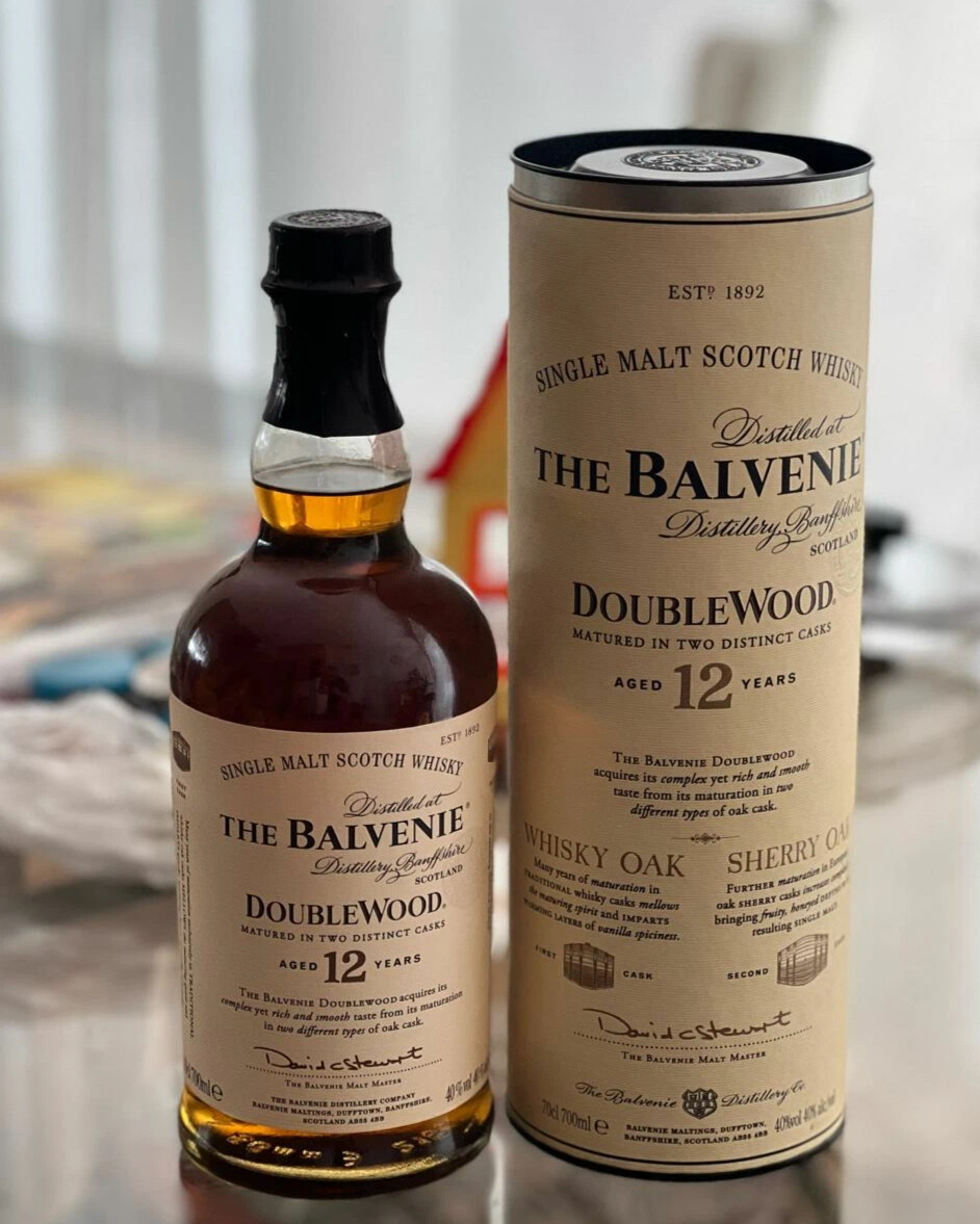 Виски ли. Балвени Даблвуд. Виски Balvenie 12. Балвэни Даблвуд 12. The Balvenie 12 Doublewood 0.7.