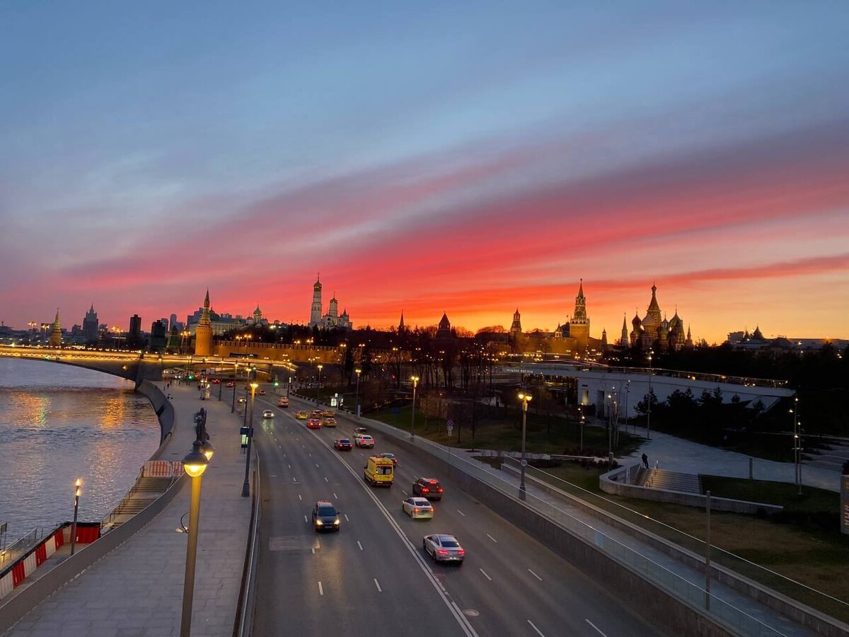 закат москва сити