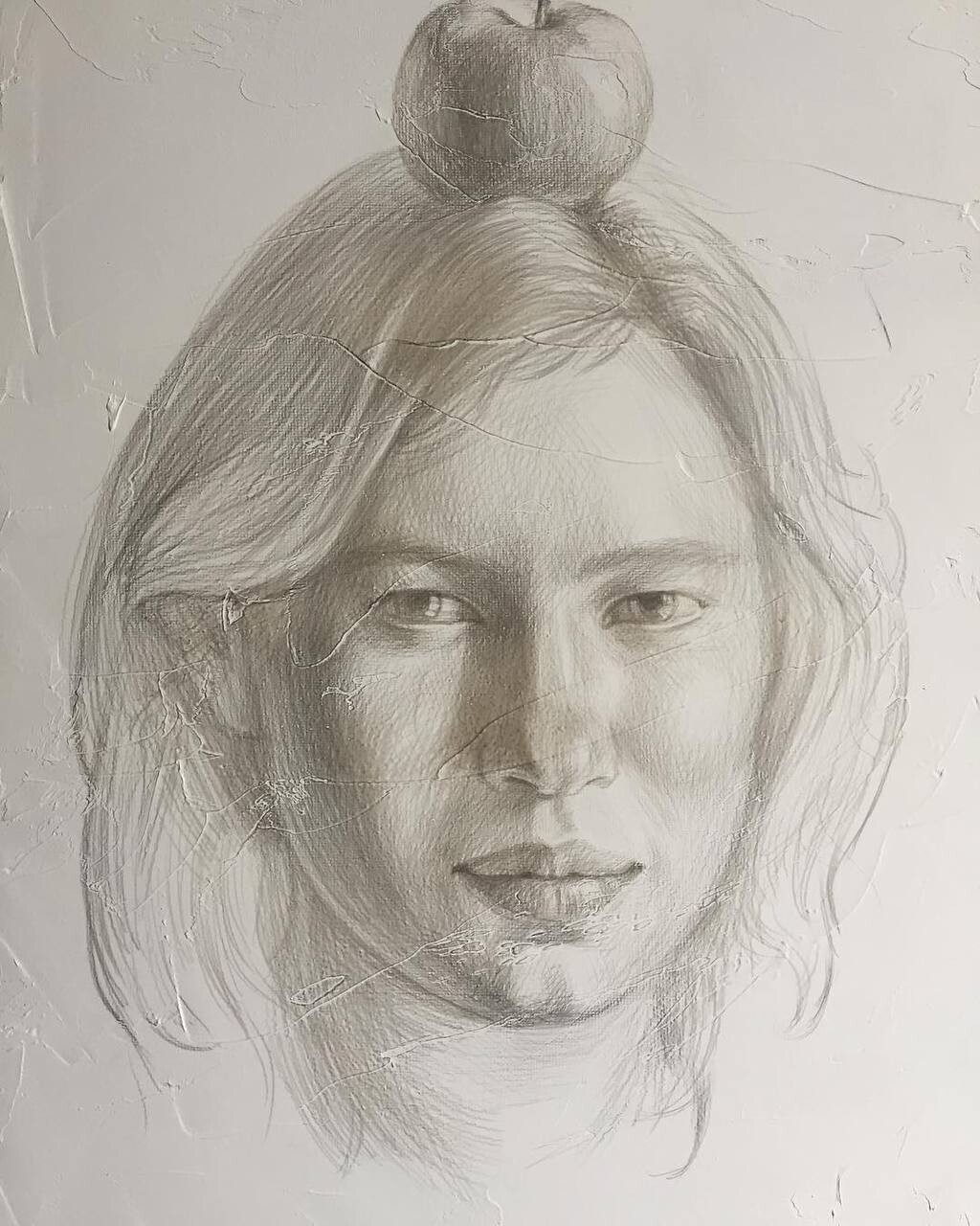 Рисование портрета карандашом Рыжкин