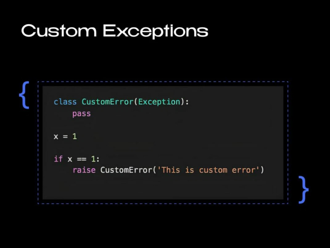 Python exception