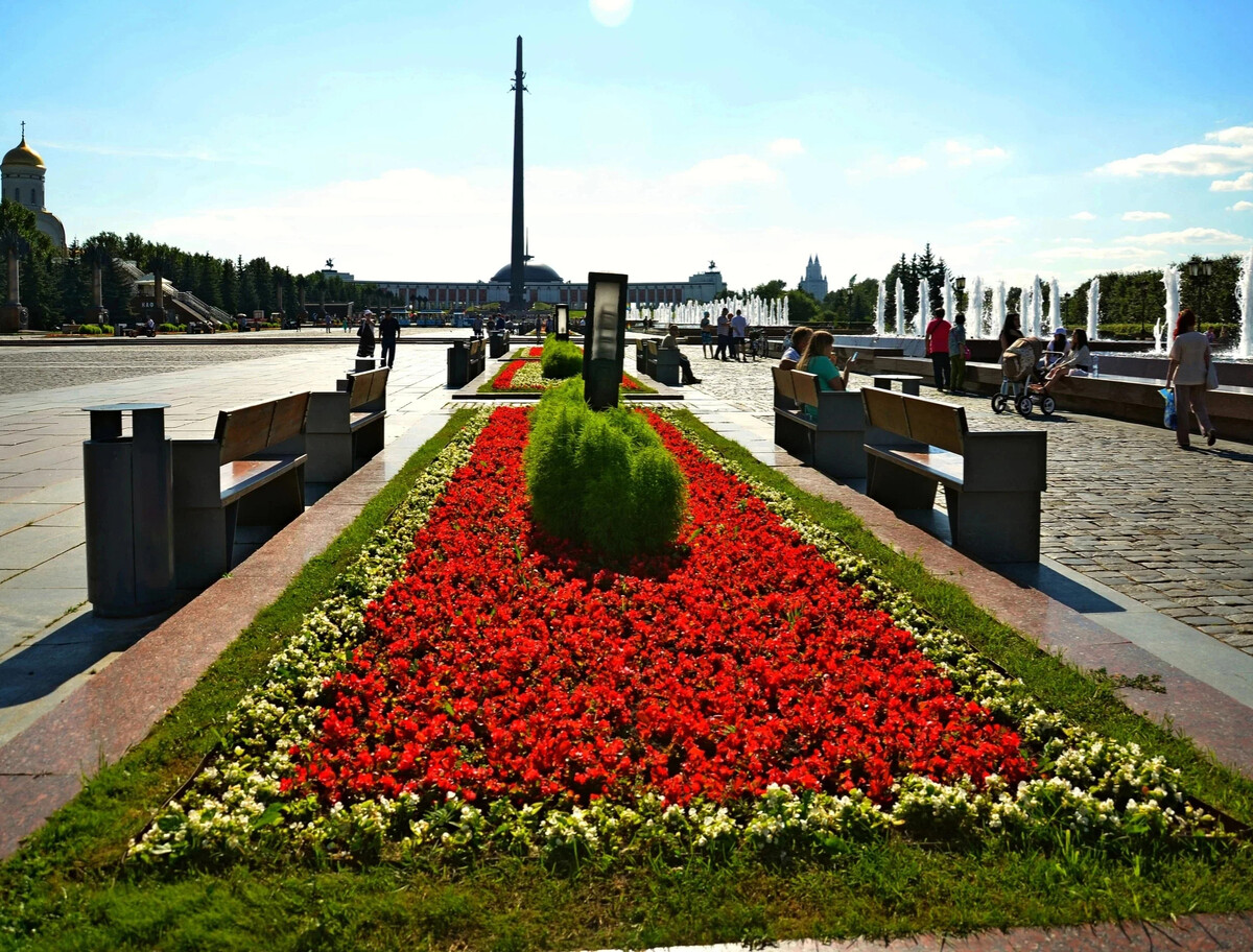 Парк победы в москве фото
