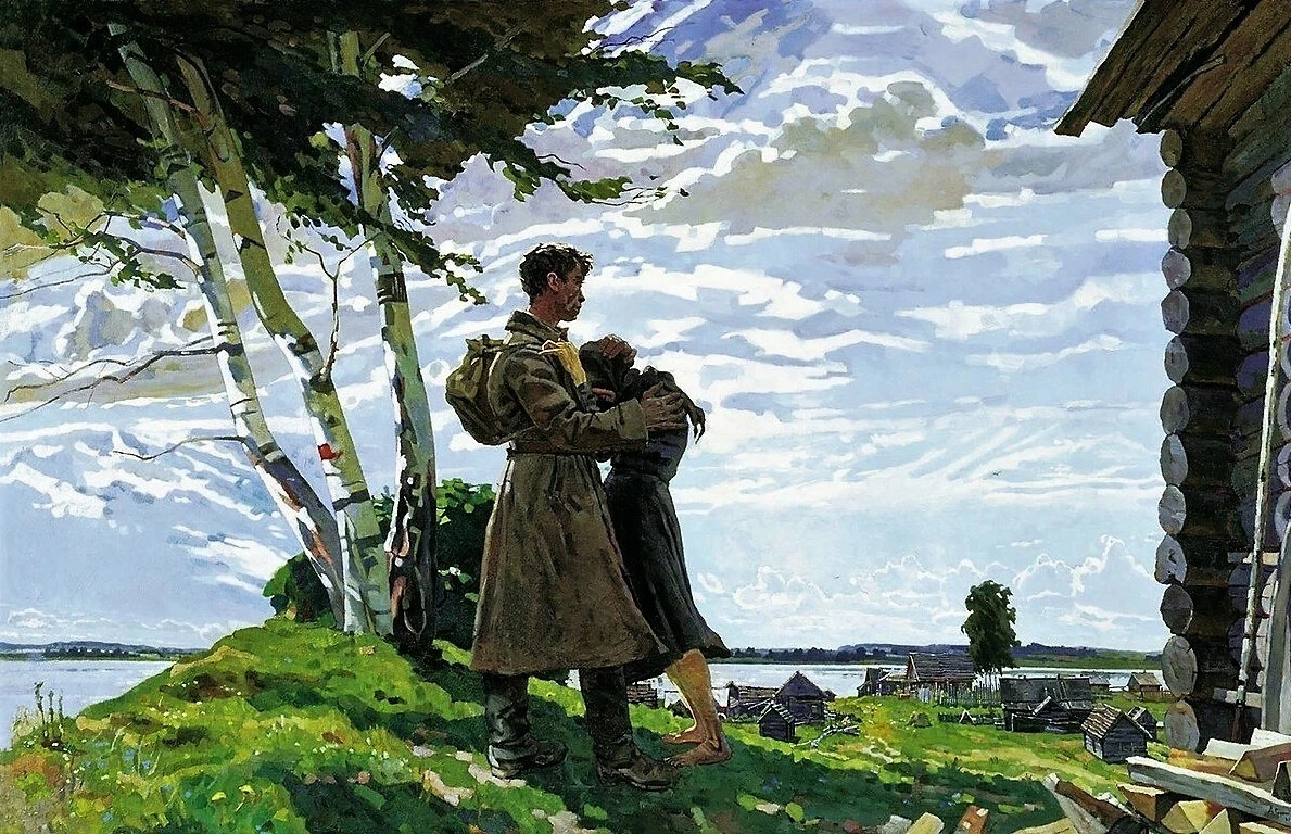 А дома ждали россияне когда остынут кирпичи