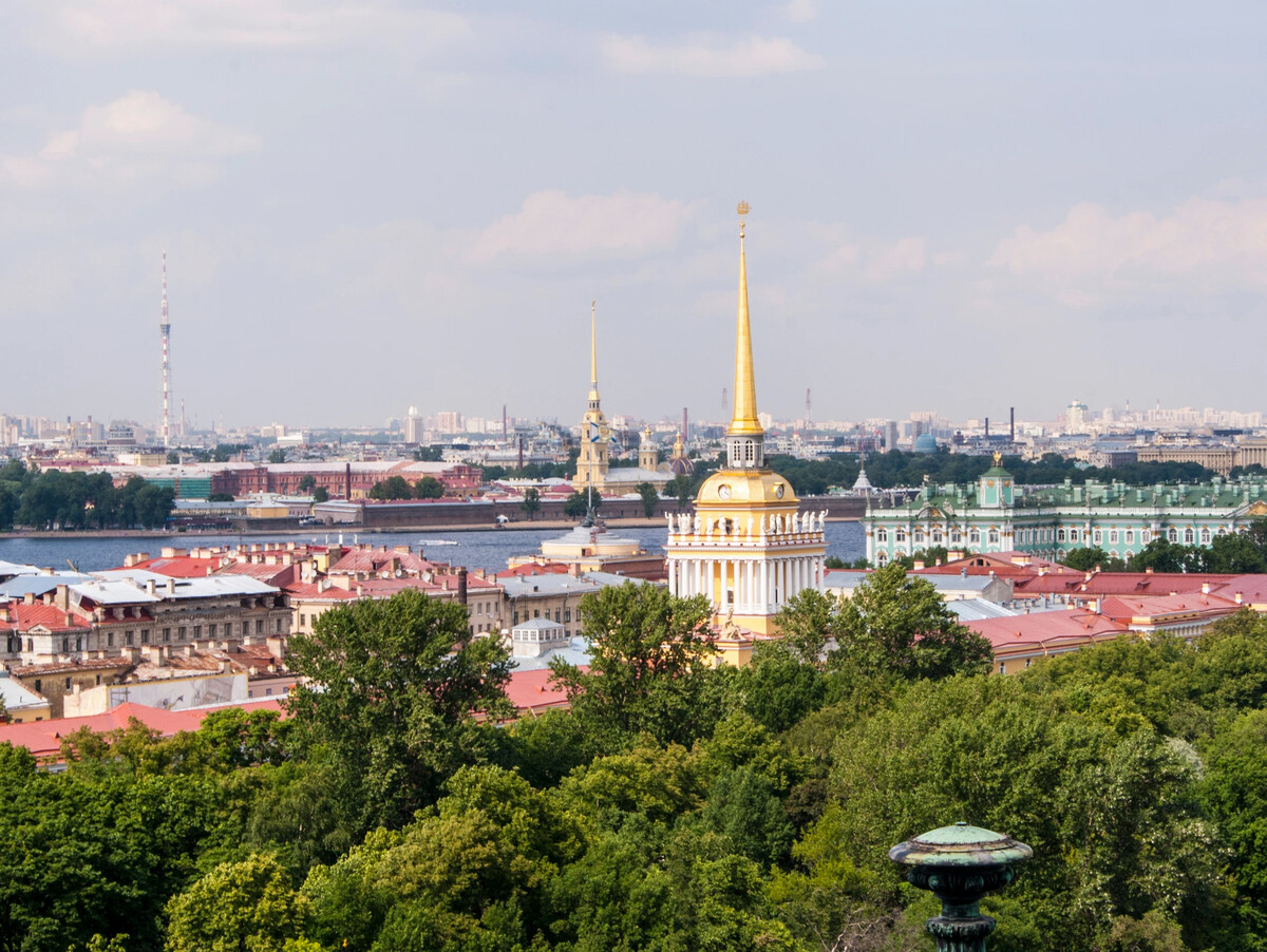 смотровая площадка на исаакиевском соборе