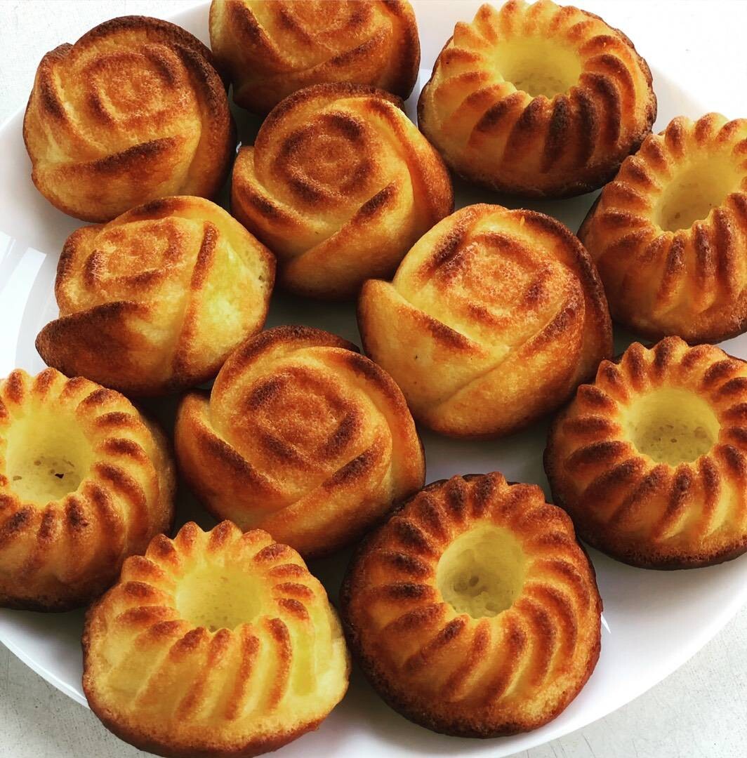 Печенье из сметаны и сахара и сметаны розочки