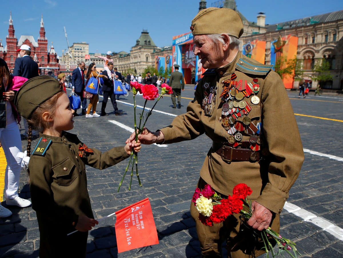 В честь великой победе