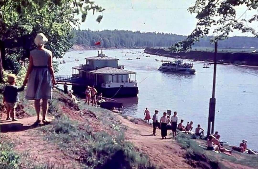 Лето 1962. Филевский парк в 60-е годы. Кунцево 60-е годы. Москва река 60е годы.