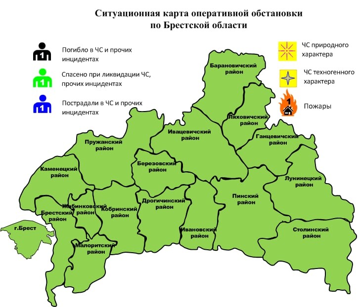 Карта дрогичинского района брестской области подробная с деревнями