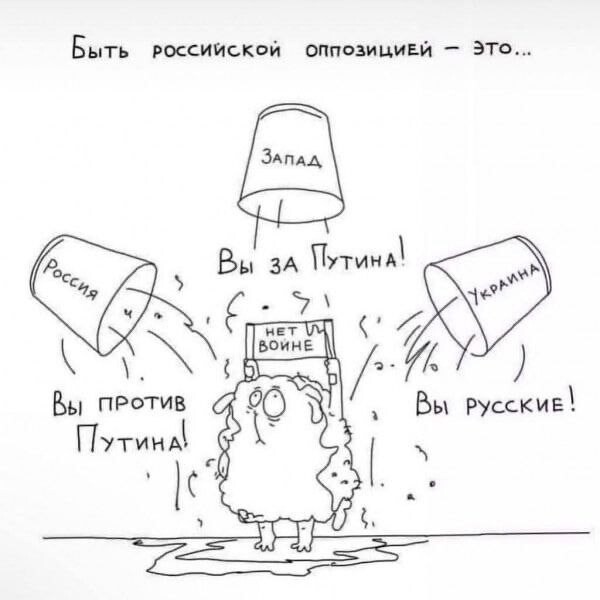 Вся суть оппозиции в одной картинке