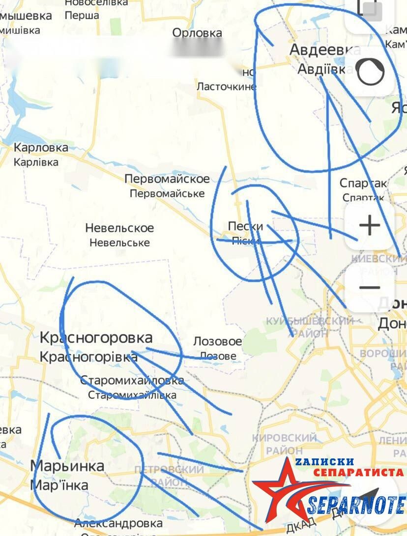 под чьим контролем красногоровка сейчас