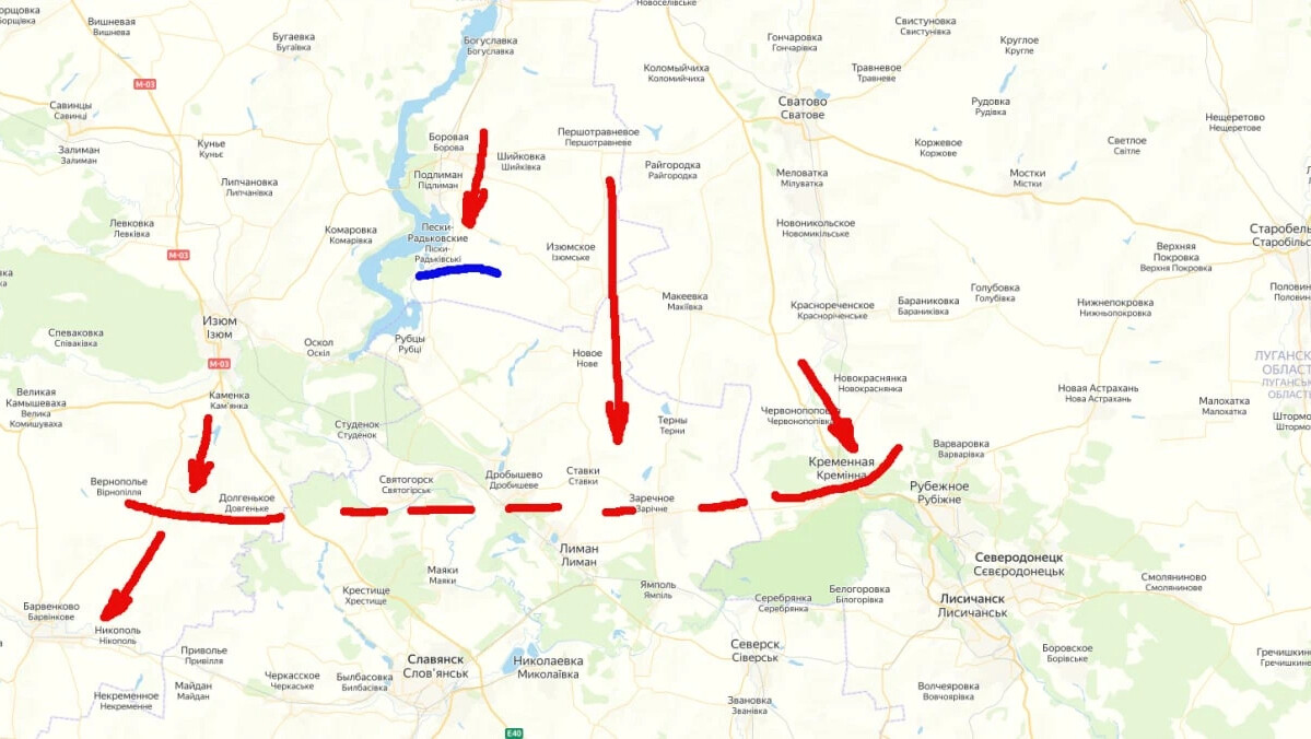 Карта украины кременная на карте