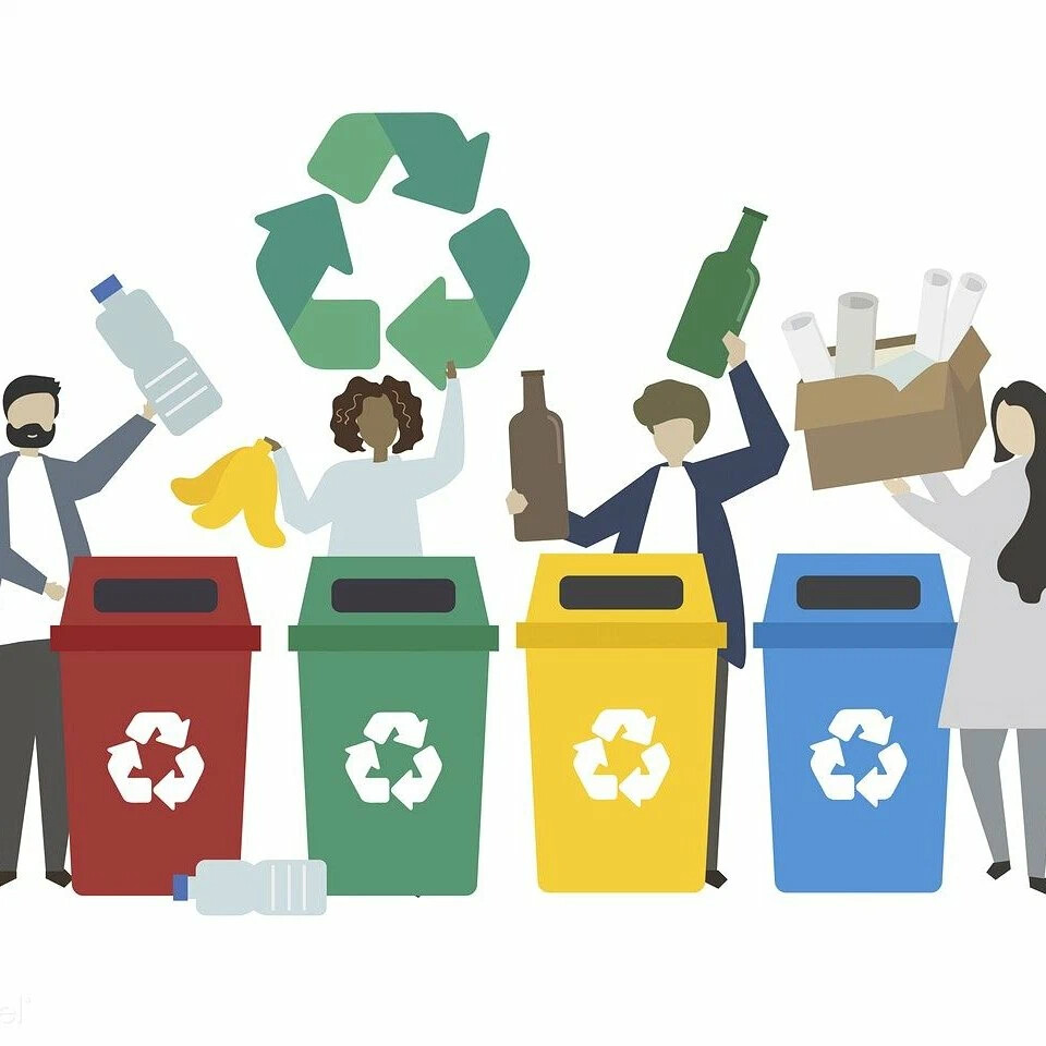 Рисунок на тему раздельный сбор мусора