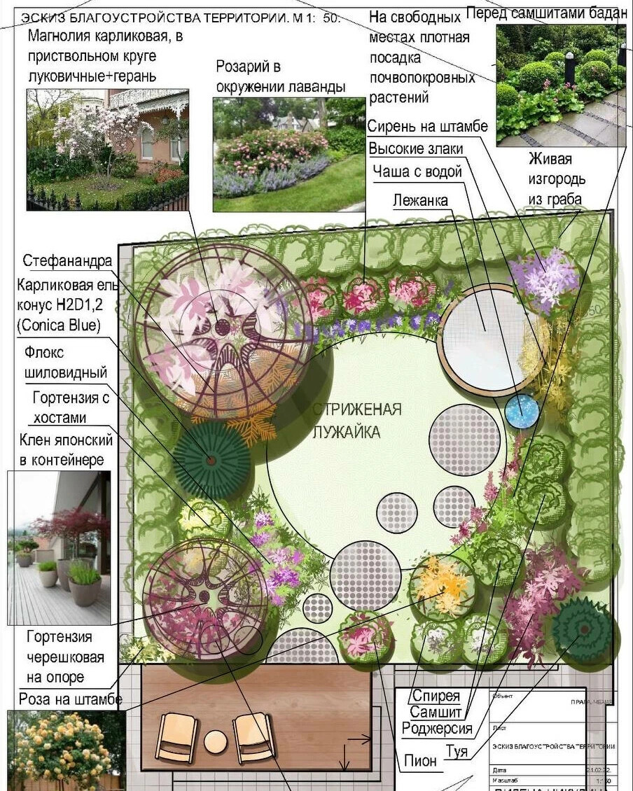 Анкета ландшафтный дизайн