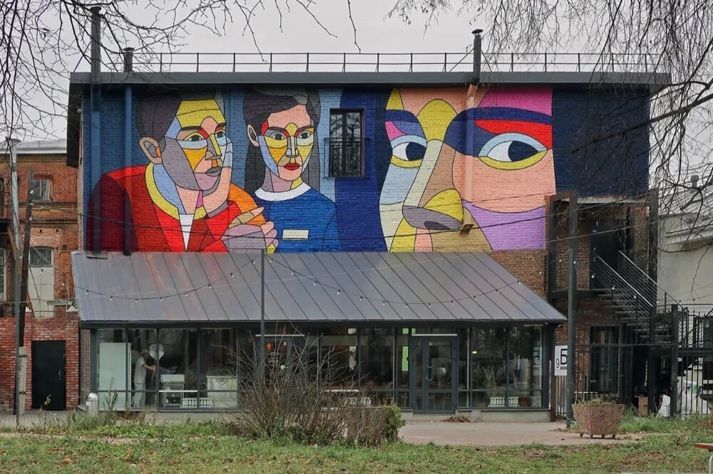 Карта стрит арта в нижнем новгороде