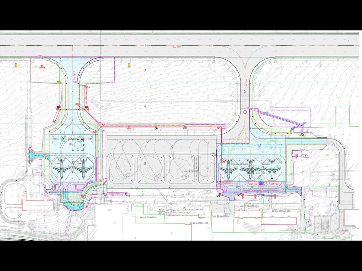 Схема калужского аэропорта