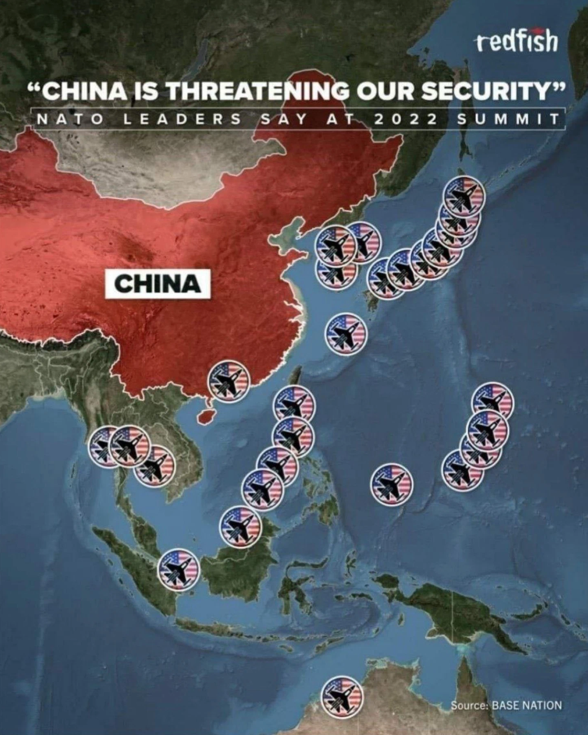 Базы нато против россии. Американские базы вокруг Китая на карте. Американские военные базы. Военные базы США вокруг Китая. Американские военные ба.