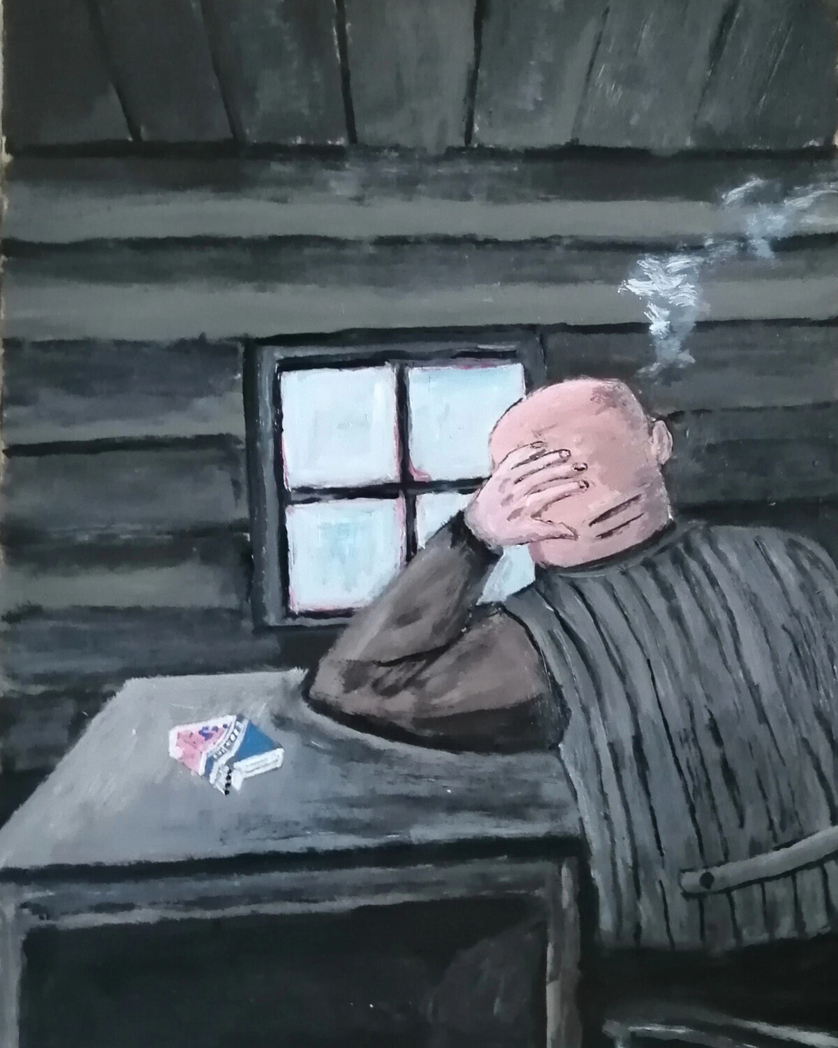 Заметает метель дом и двор а у печки сидит старый вор