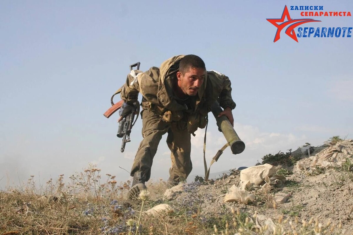 Уставшим от войны. Ополченцы Южная Осетия 2008. Раненый русский солдат.