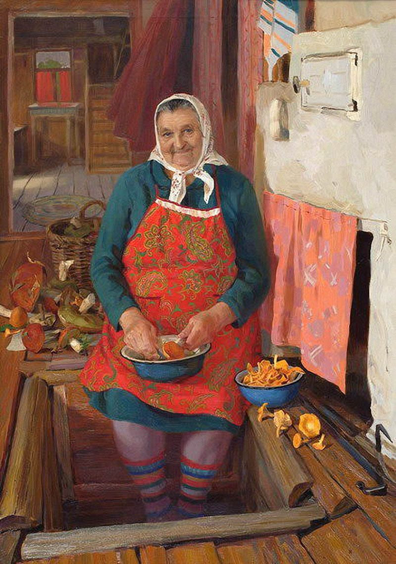 фото русских деревенских бабушек