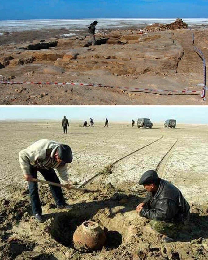 Мавзолей на дне аральского моря